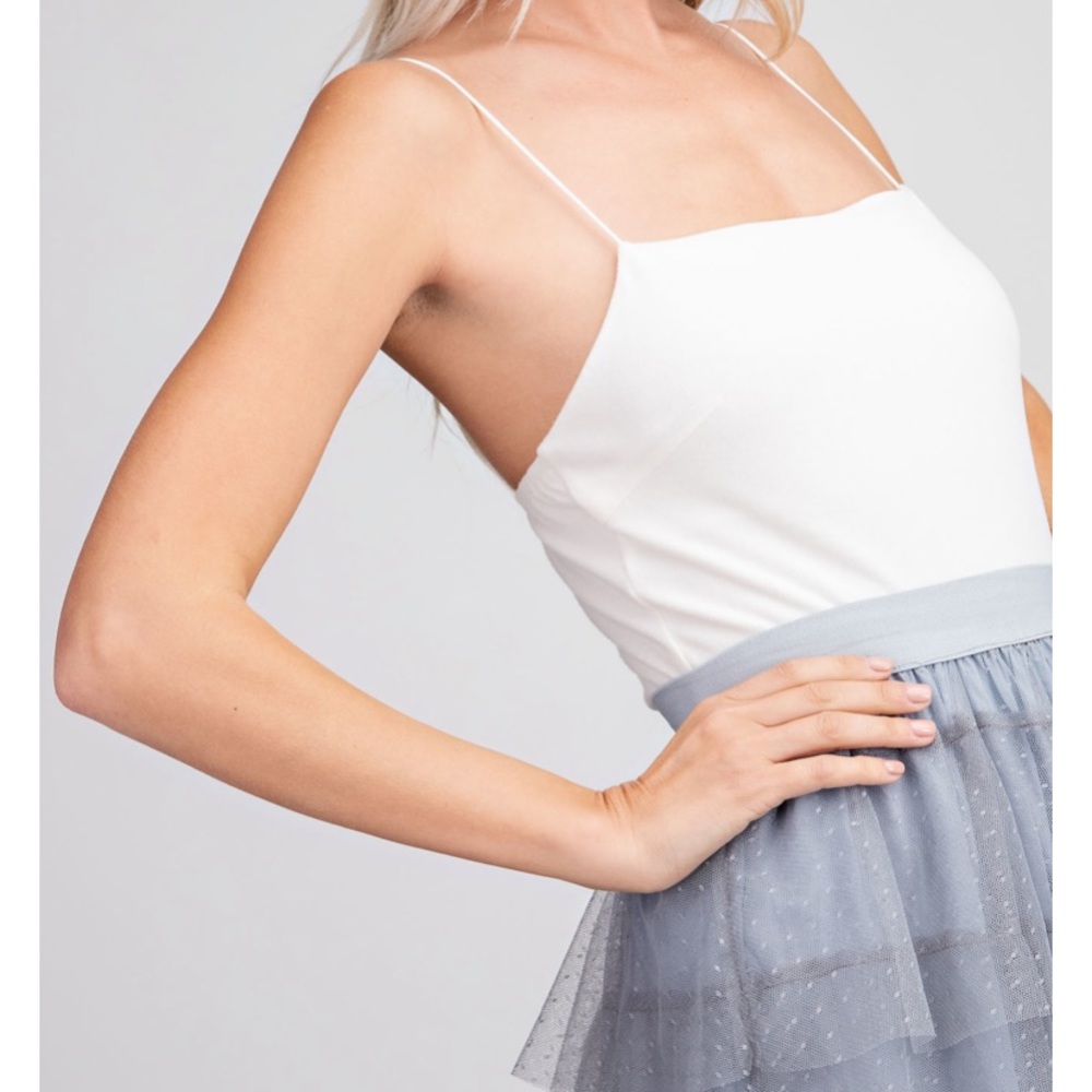 Square Neck Body Suit